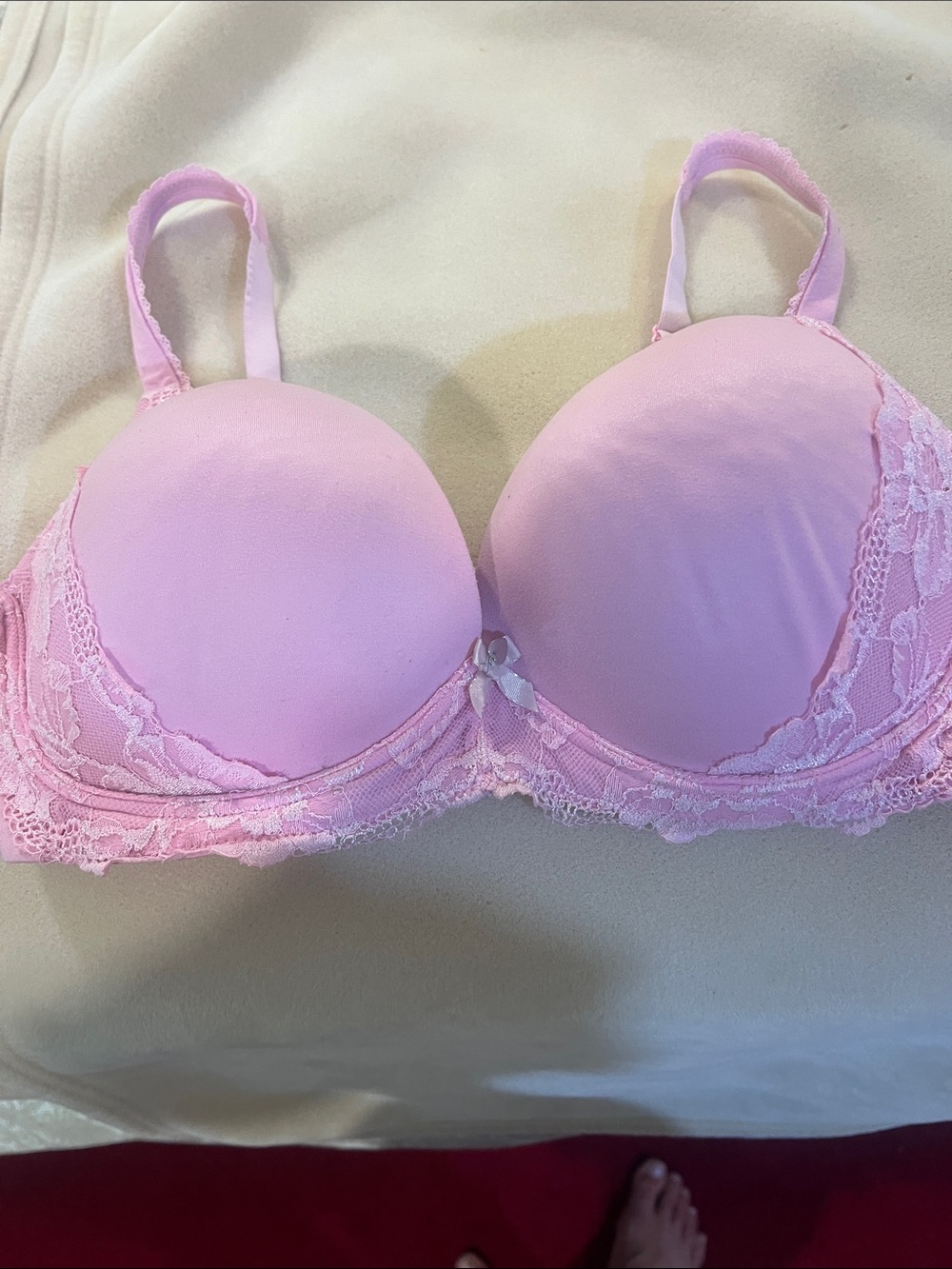 Victoria's Secret Light Pink Lace body by Victoria size 38d